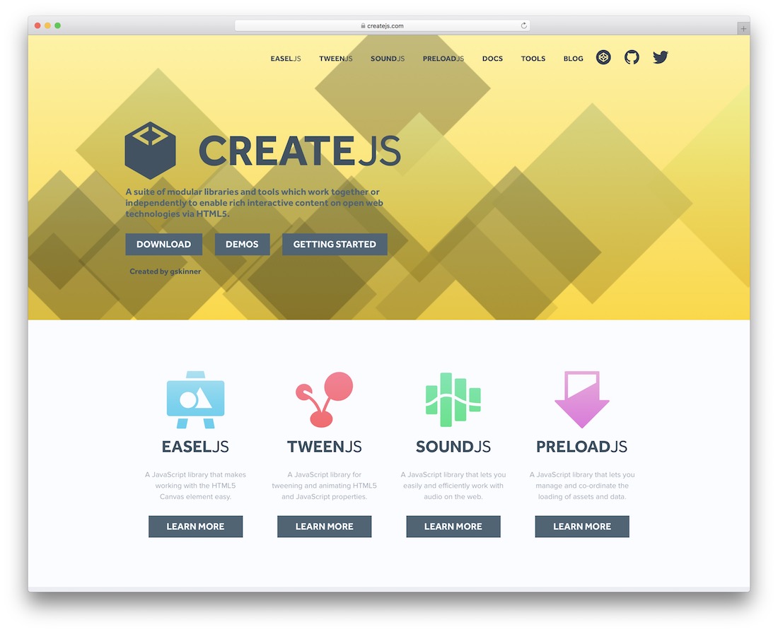 createjs html5 framework