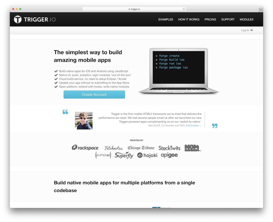 declanșează cadrul HTML5