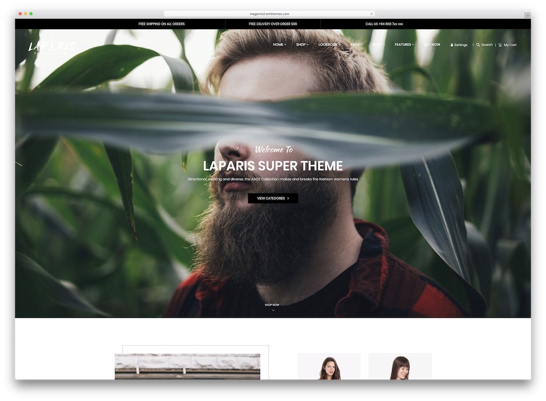 tema laparis magento fashion