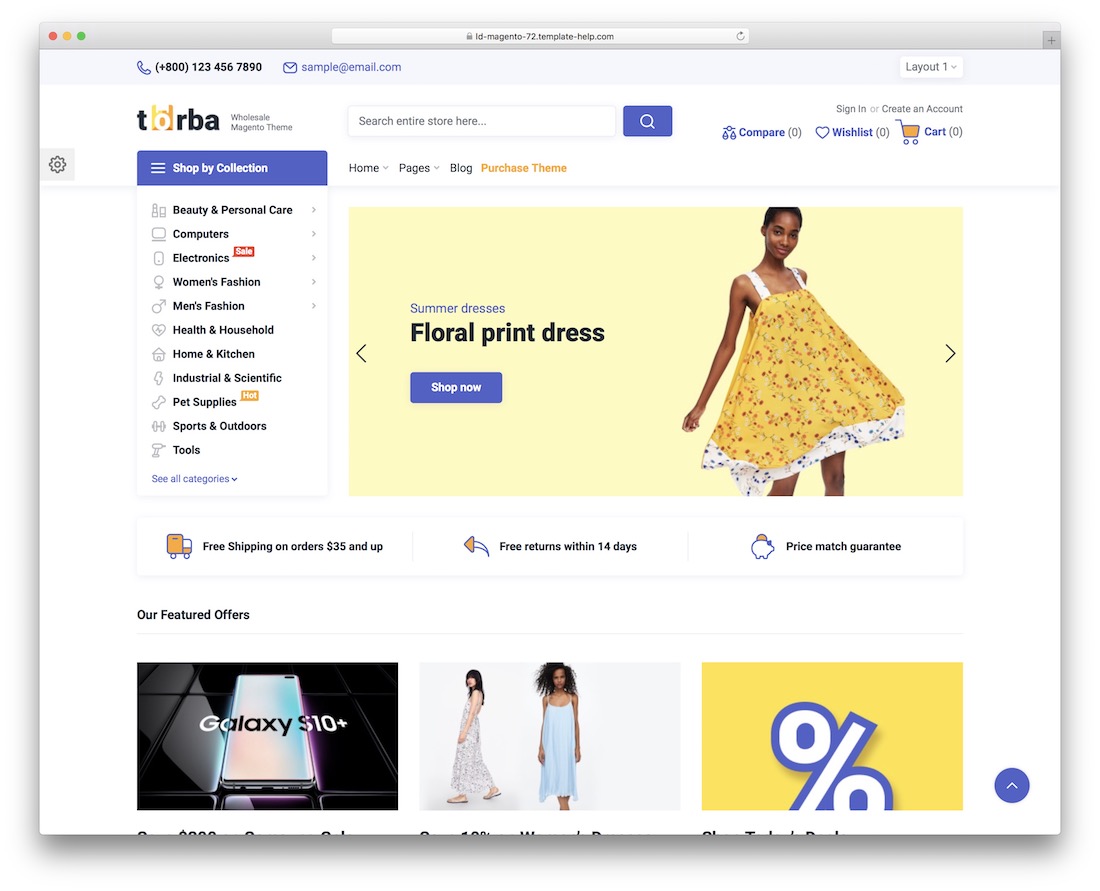 tema moda torba magento