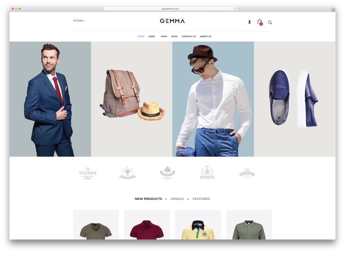 tema gemma magento fashion