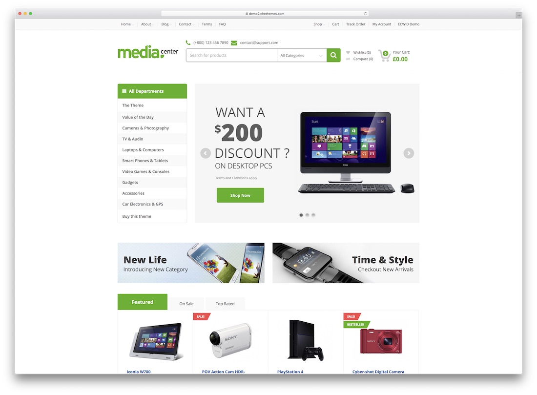 mediacenterecwidテーマ