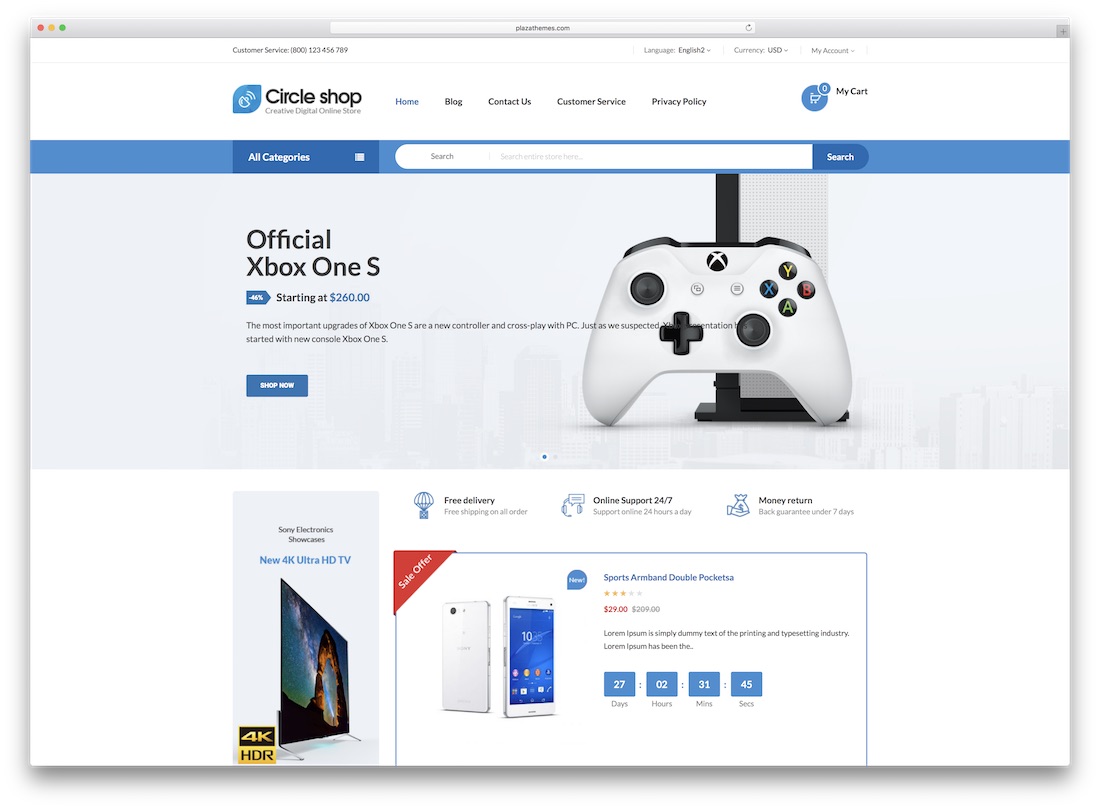 circleshopmagentoテクノロジーのテーマ