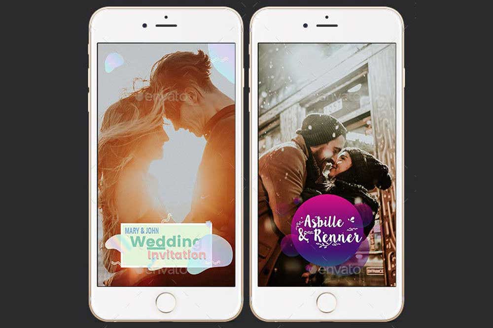 mockup di snapchat
