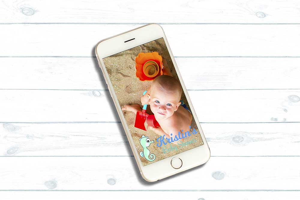 mockup di snapchat