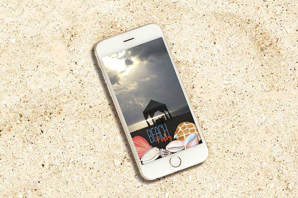 mockup di snapchat