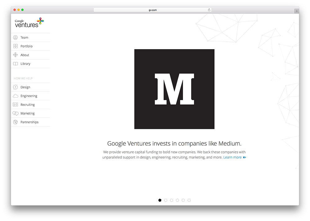 google-ventures-wordpress-sito web