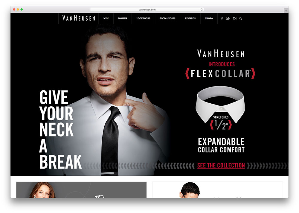 vanheusen-fashion-website