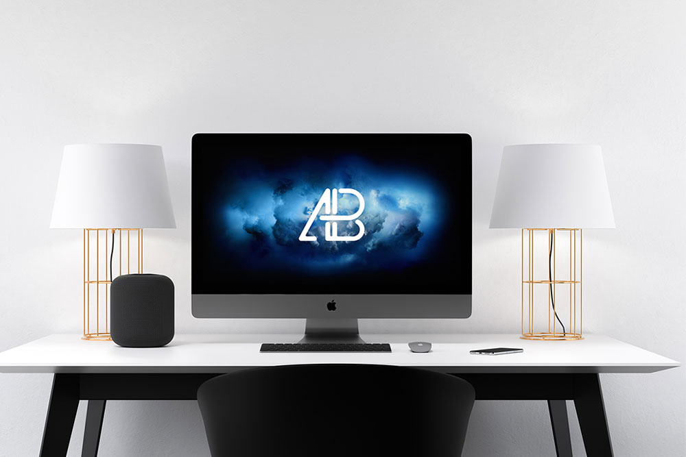 machetă imac pro modernă