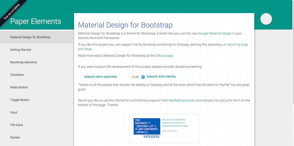 Projektowanie materiałów dla Bootstrapa