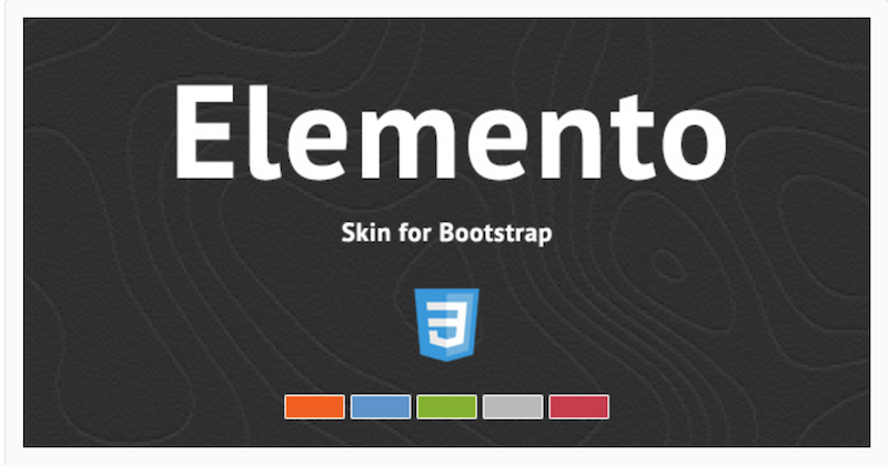 Elemento - Skórka Bootstrap