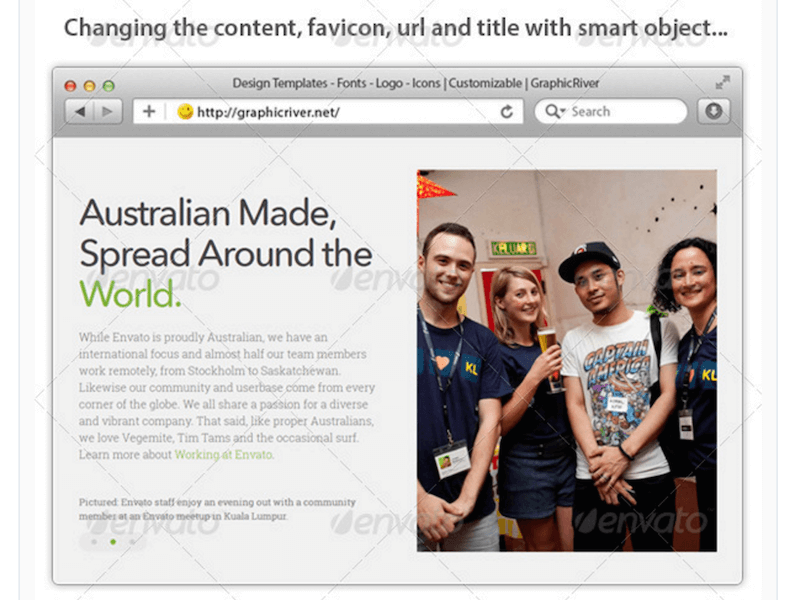 Mockup șabloane pentru browser web