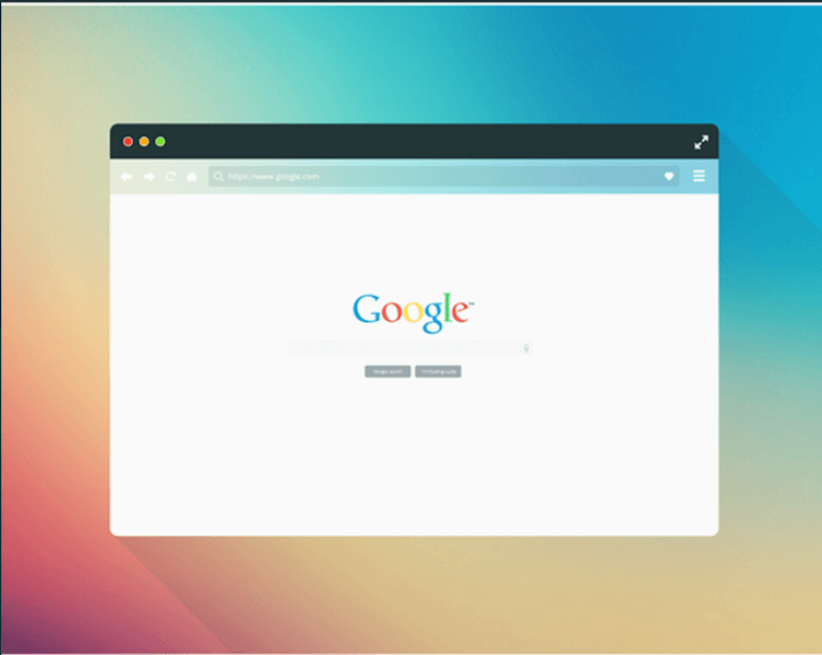 Freebie - Mockup de browser plat