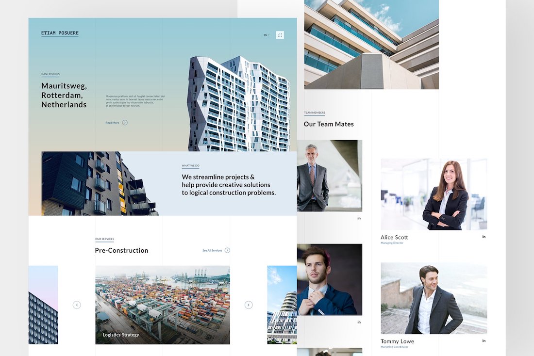 sketsa psd responsif arsitektur