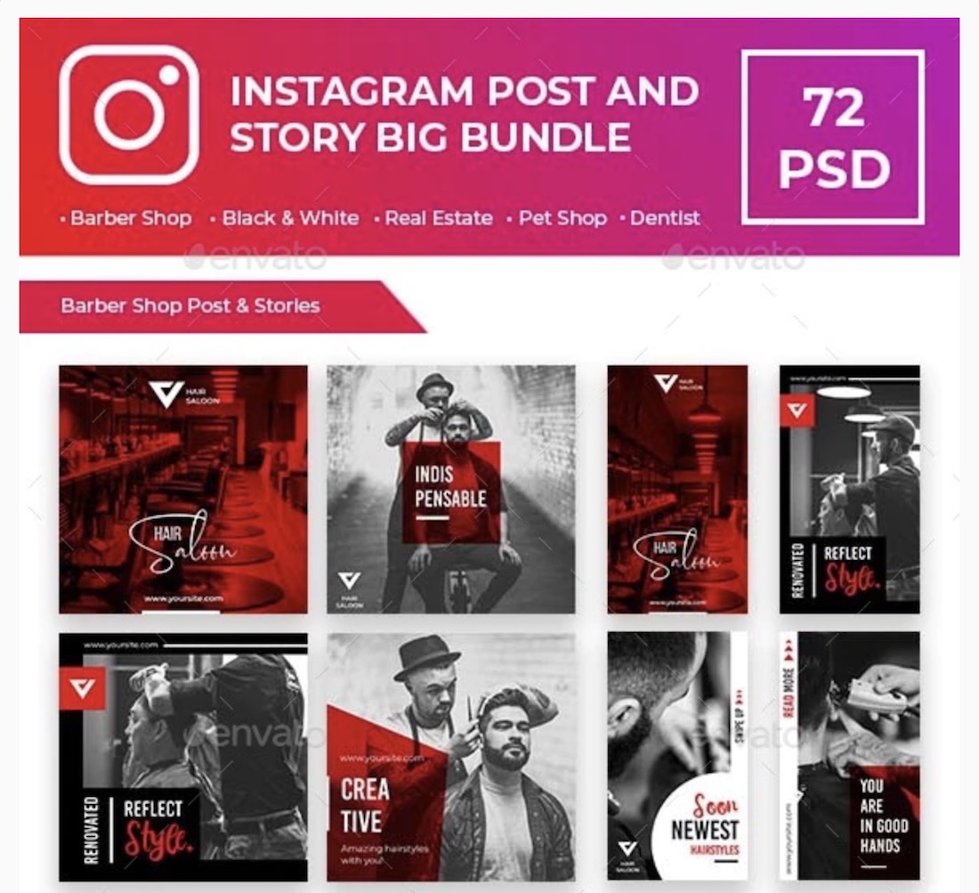 post na Instagramie i pakiet historii