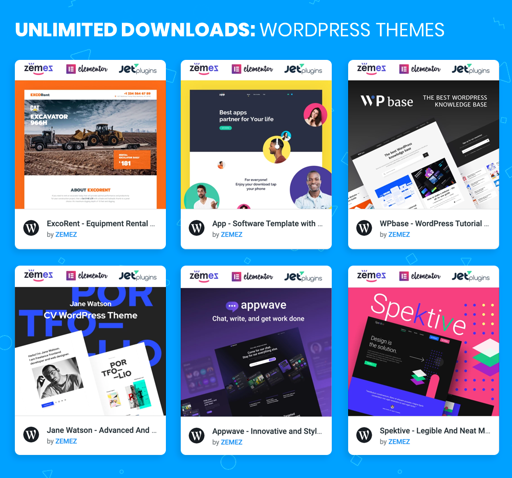 Teme WordPress Descărcări nelimitate