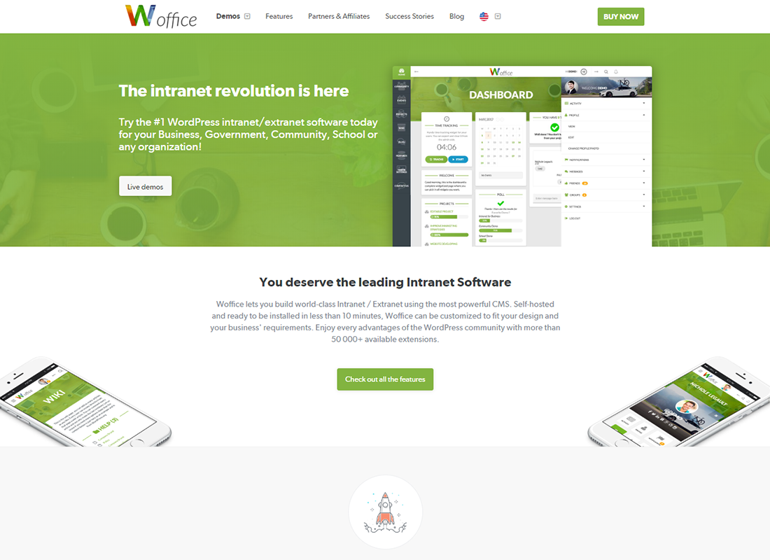 ofis | Intranet/Extranet WordPress Teması