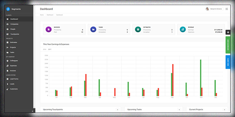 Segmentler - CRM ve Proje Yönetimi WordPress Teması