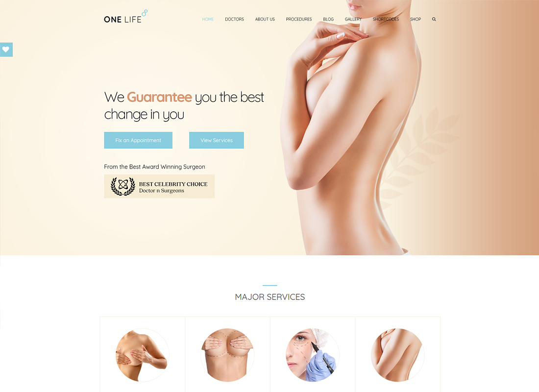 Medycyna OneLife | Medycyna, zdrowie Motyw WordPress