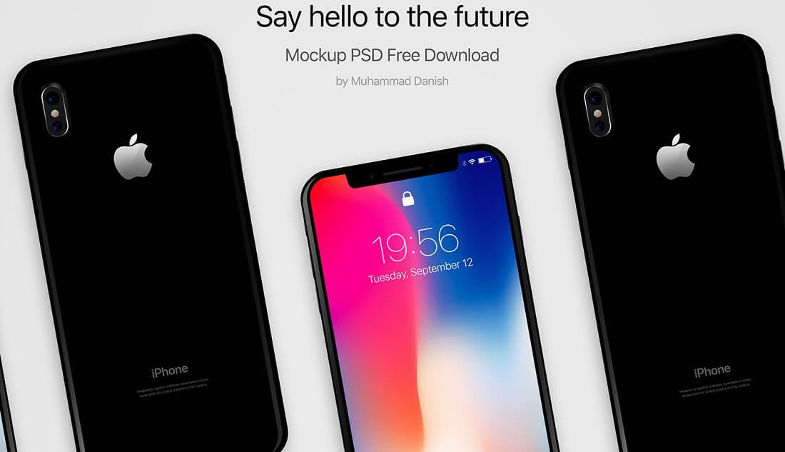 iphone x mockup psd descărcare gratuită