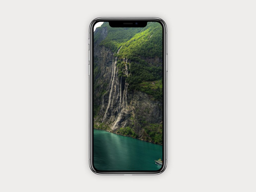 psd gratuit pentru iPhone x front front zece