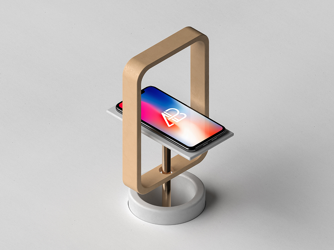Mockup modern iPhone X