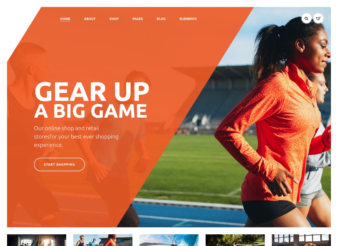 GIMNĂ | Magazin de haine și echipamente sportive Tema WordPress