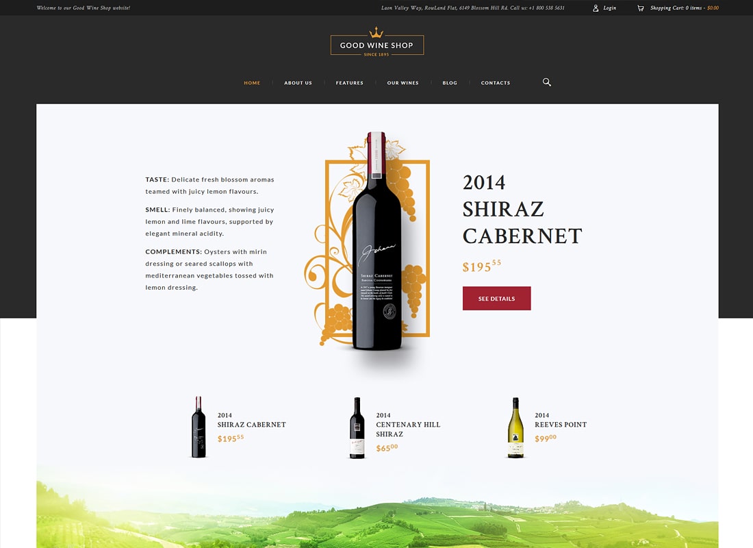 Vin bun | Wine House, Winery & Wine Shop Tema WordPress de lux