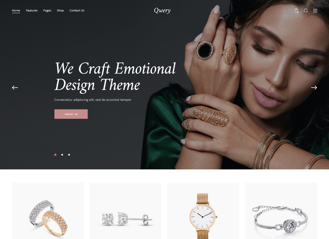 Qwery - Tema WordPress pentru afaceri cu scopuri multiple + RTL