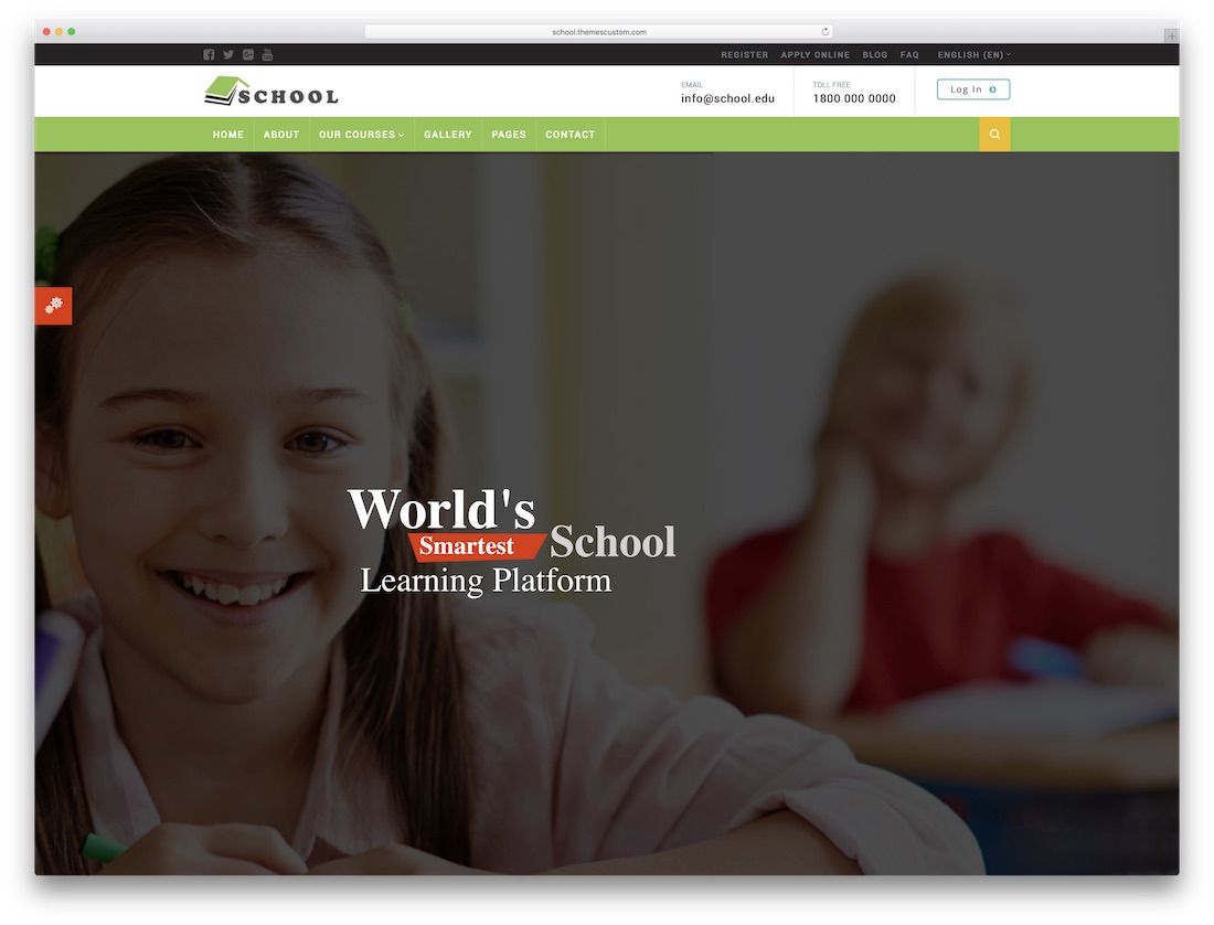 modelo de bootstrap do moodle escolar