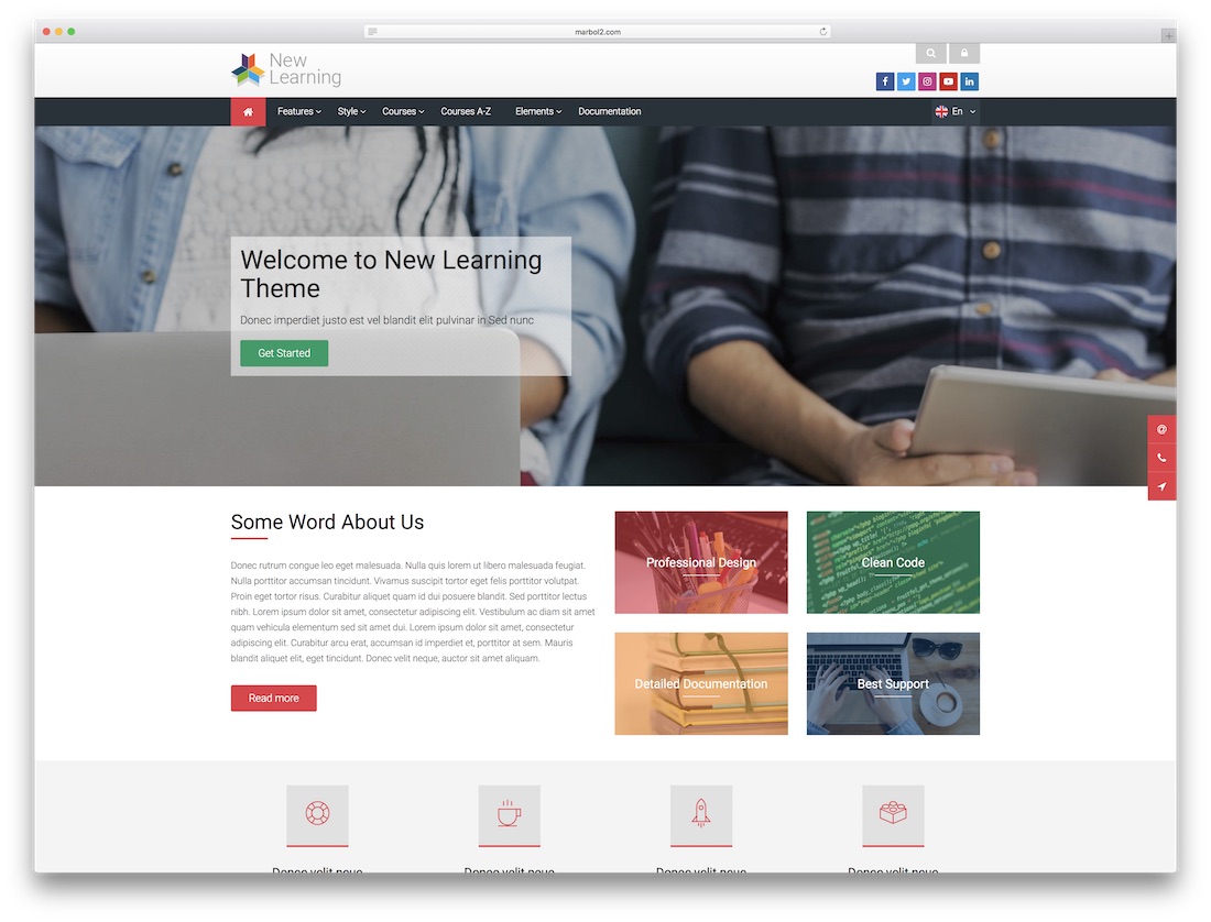 novo modelo de bootstrap de aprendizagem moodle