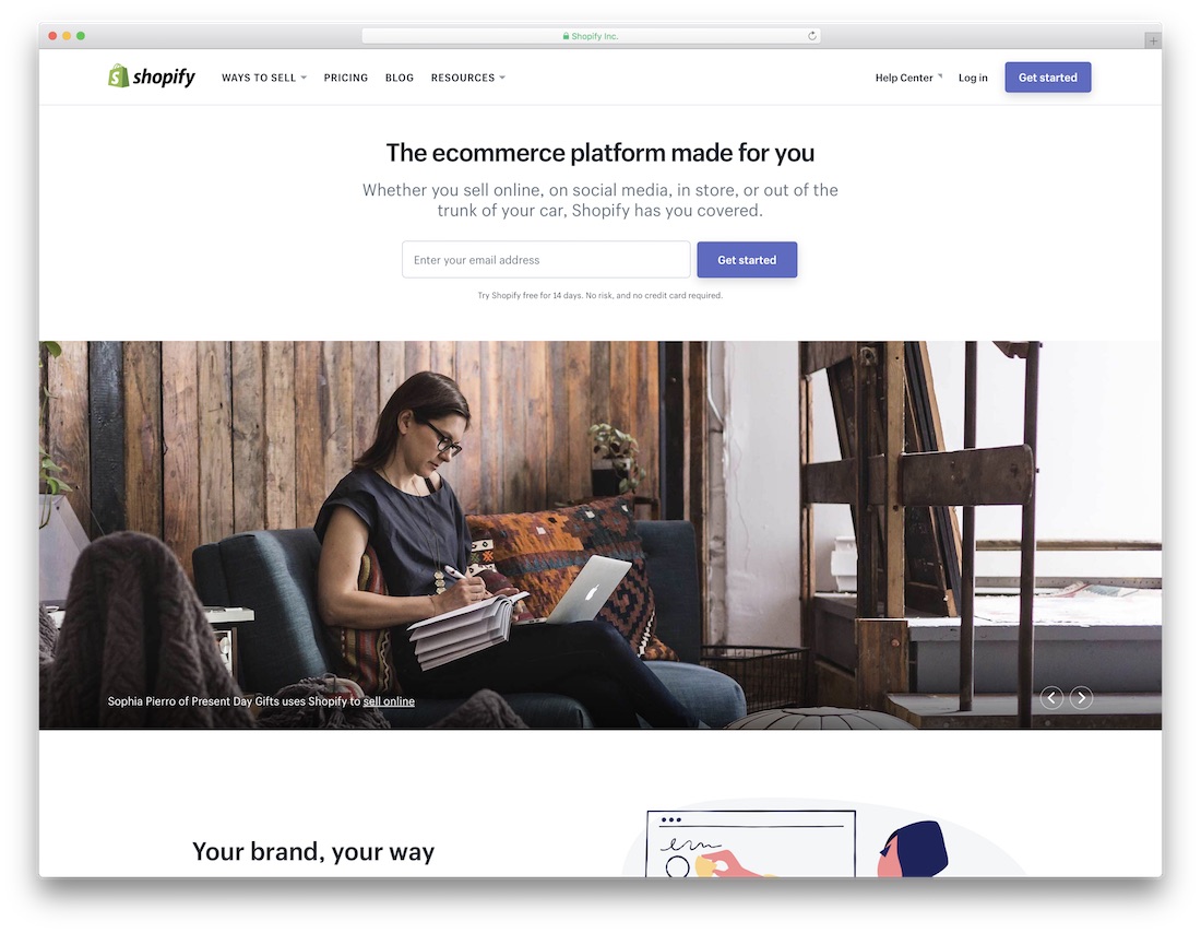shopify costum de site web de îmbrăcăminte