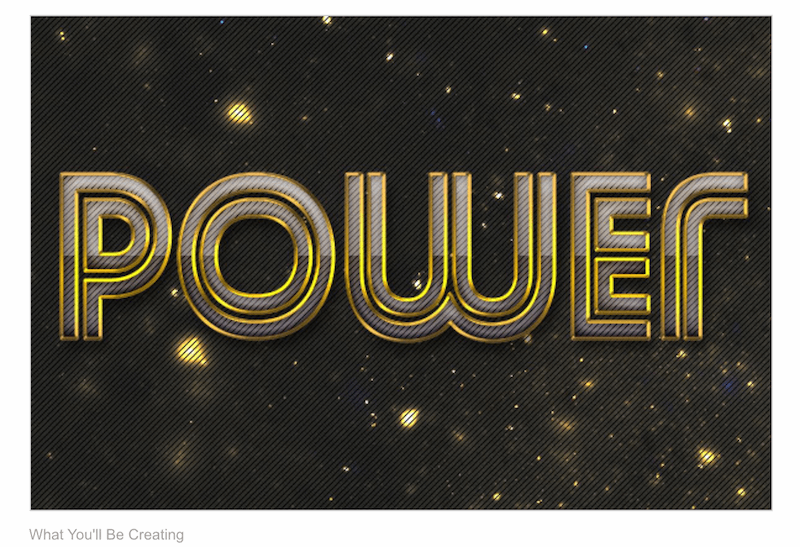 Cum să creați un efect de text metalic futurist în Adobe Photoshop