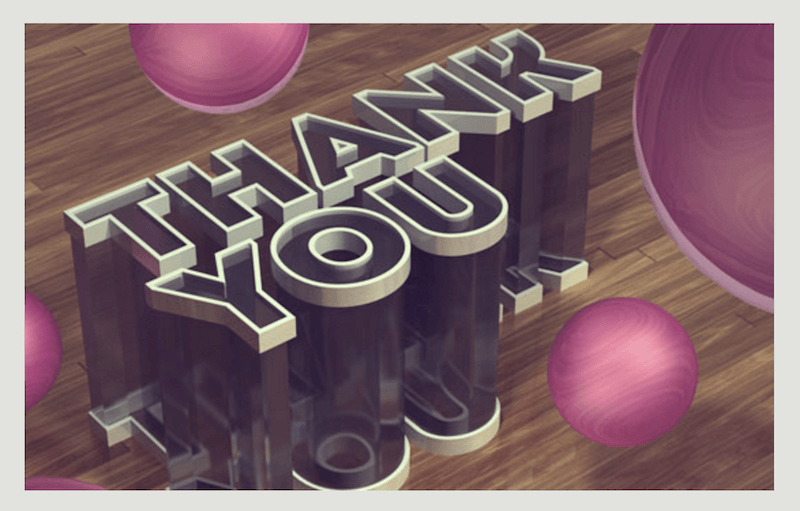 Efect text simplu acrilic 3D în Photoshop CS6