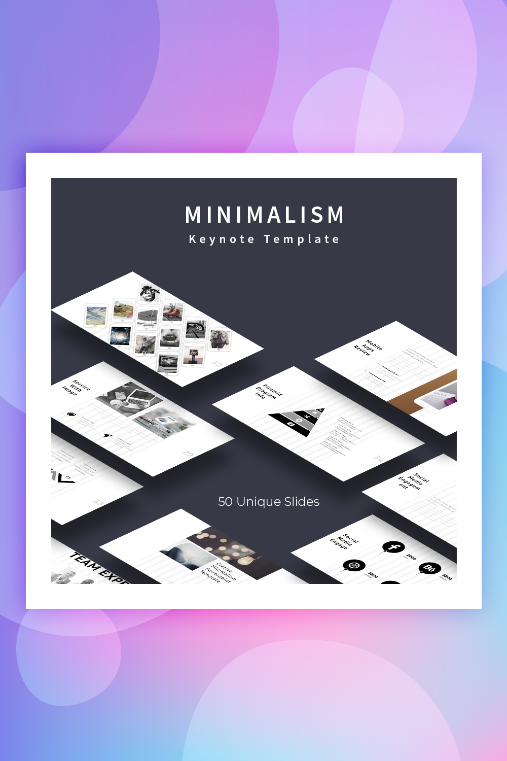 Minimalizm Szablon Keynote