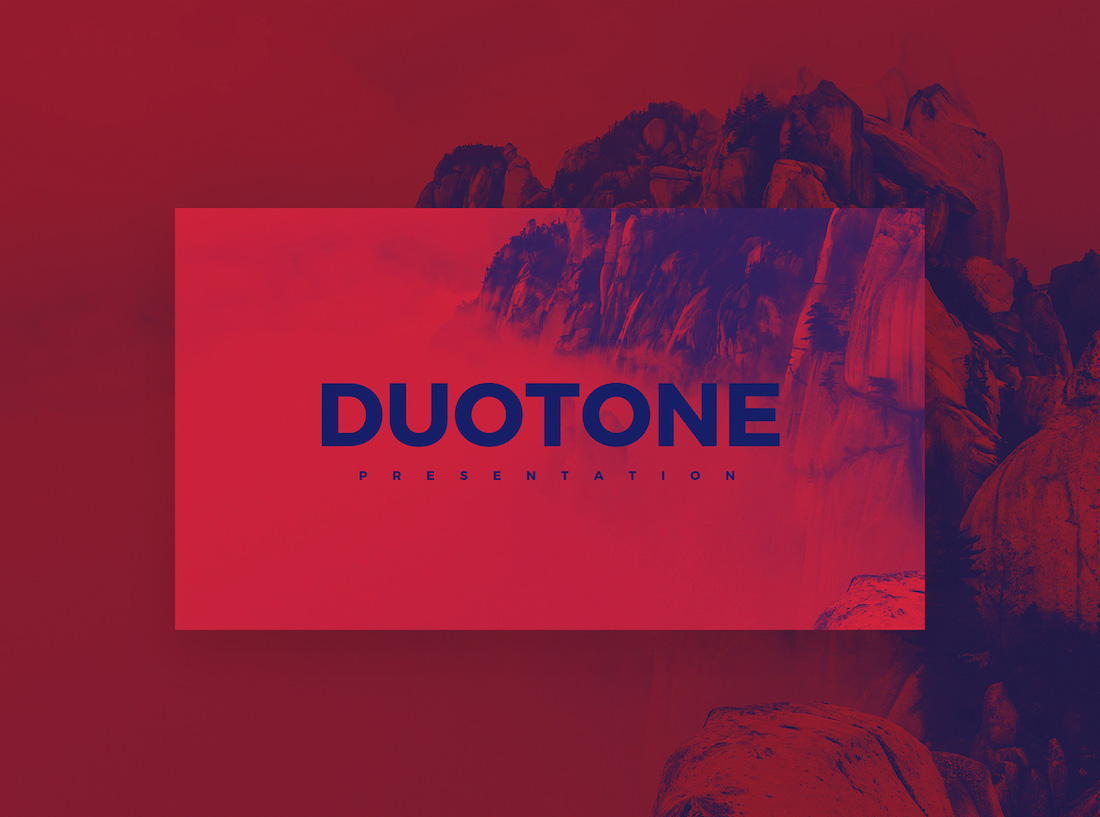 șablon keynote gratuit cu două tonuri