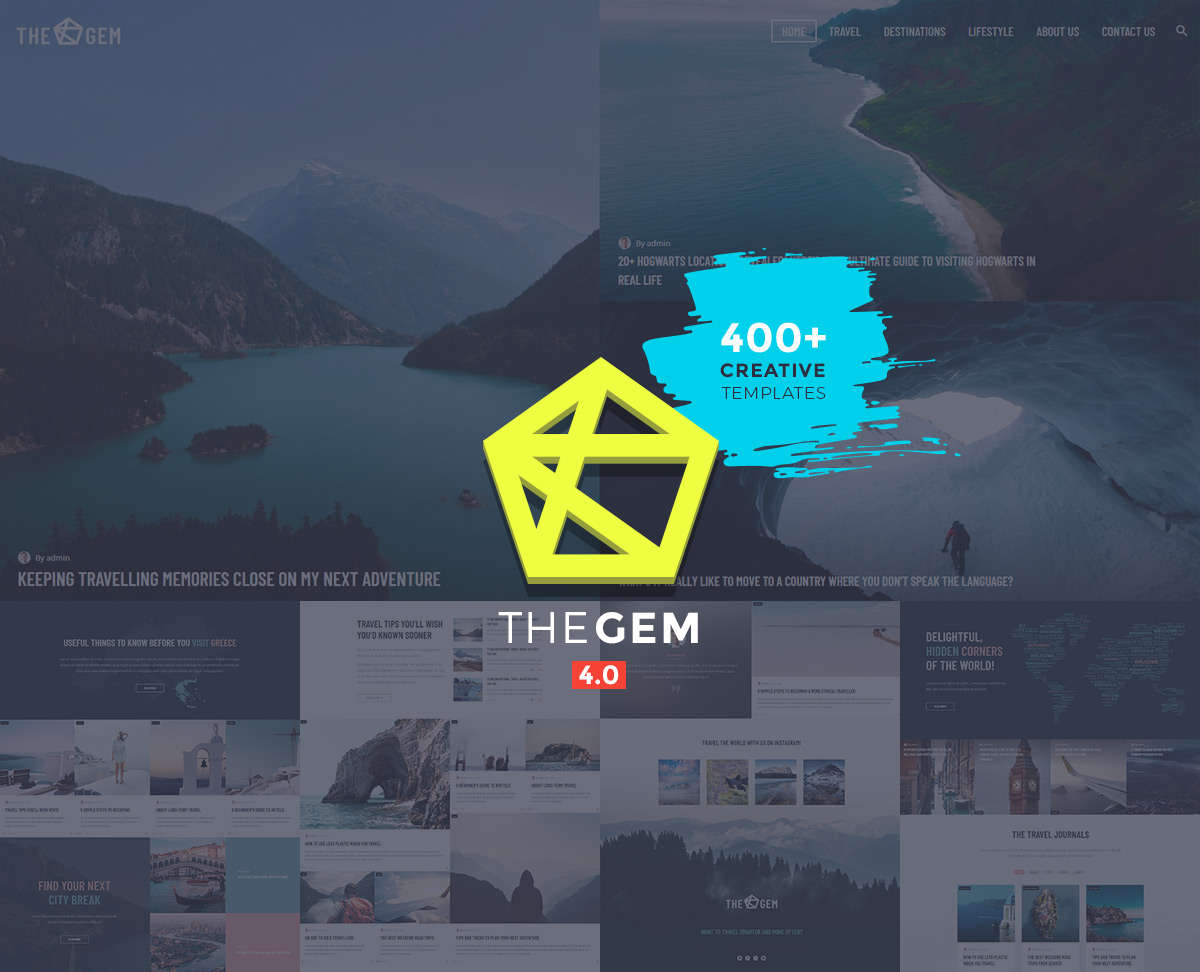 TheGem - blog de voyage et thème de magazine