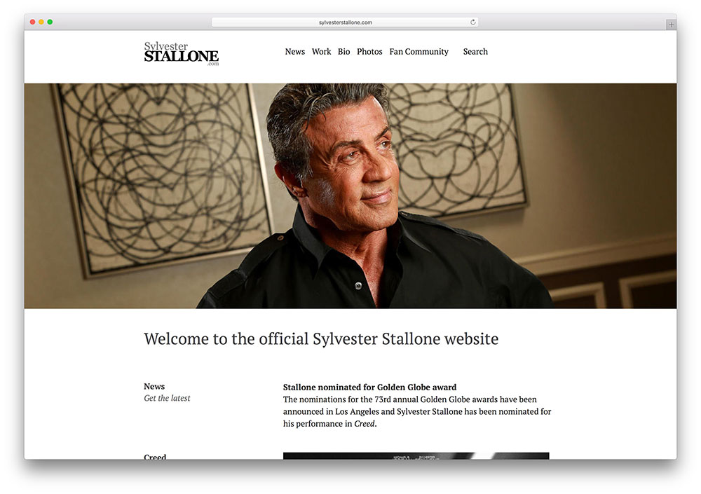 sylvesterstallone-aktor-terkenal-situs web-menggunakan-wordpress