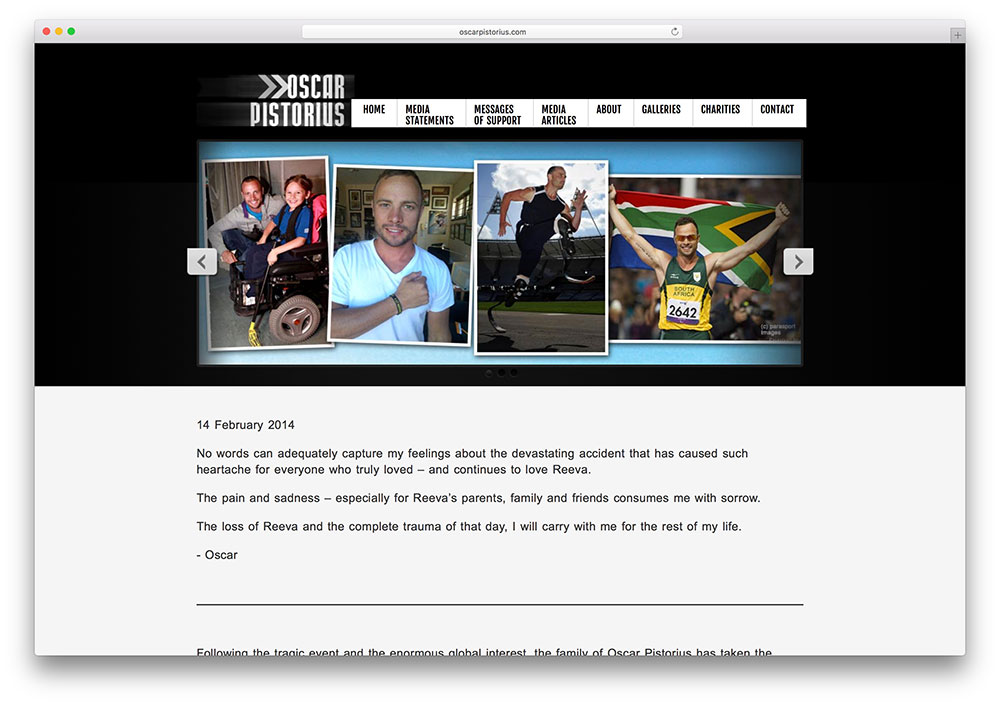 oscarpistorius-atlet-situs web-menggunakan-wordpress