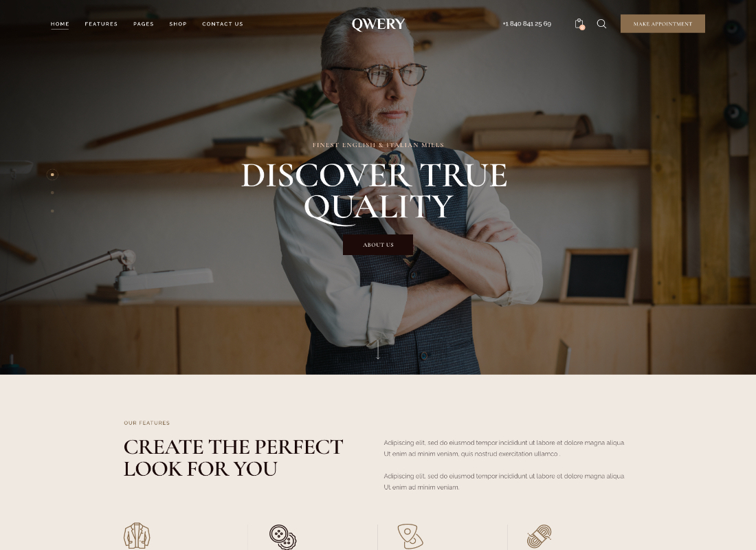 Qwery - Tema WordPress aziendale multiuso + RTL