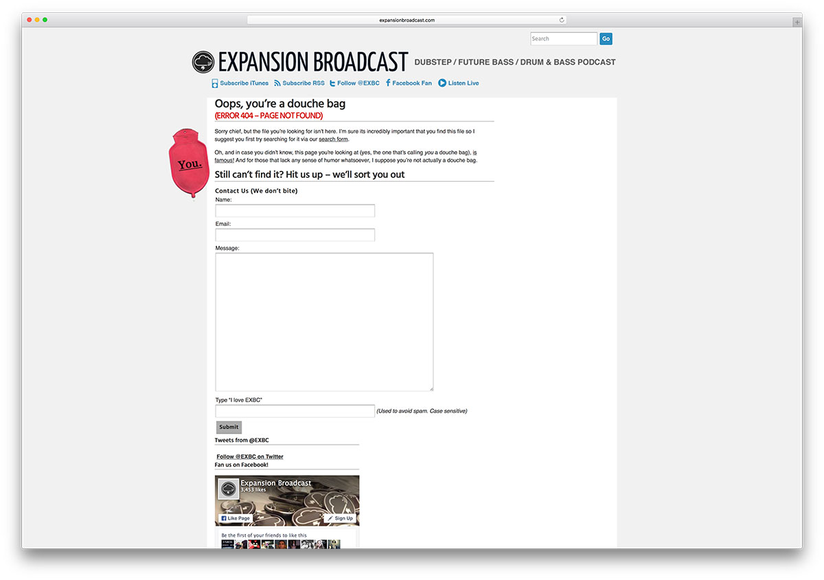 Expansionbroadcast-error-page-example