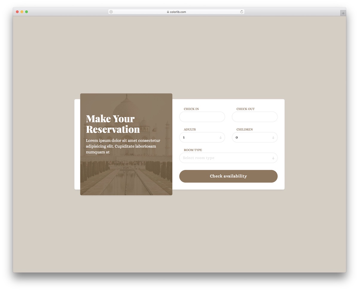 colorlib prenotazione 17