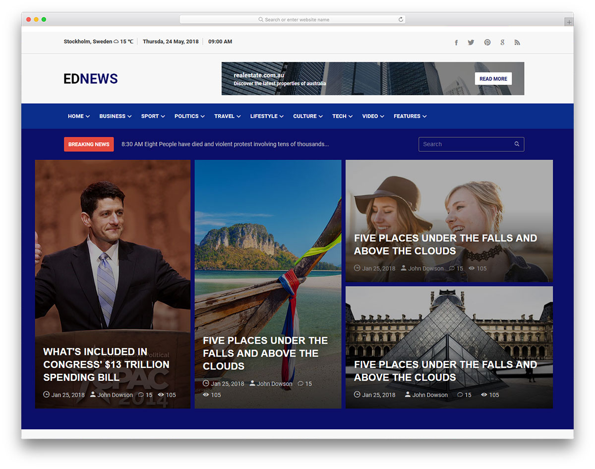 ednews modello gratuito