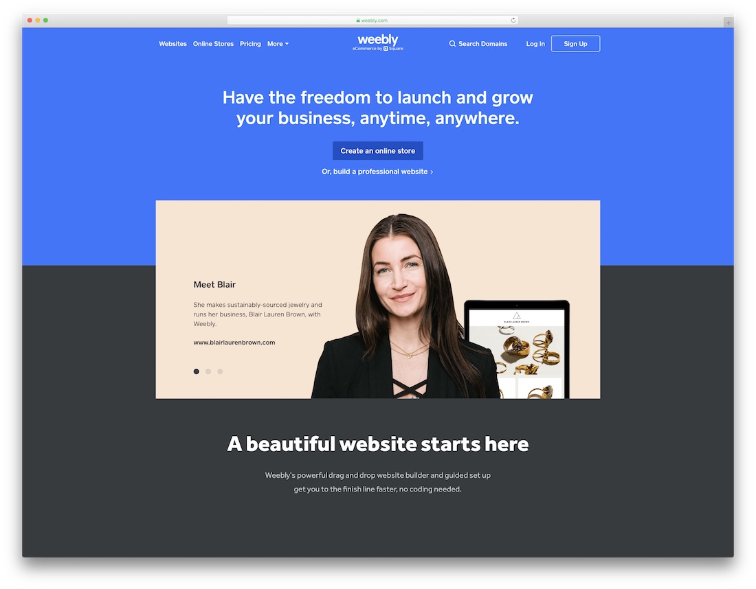 weebly 教育網站建設者