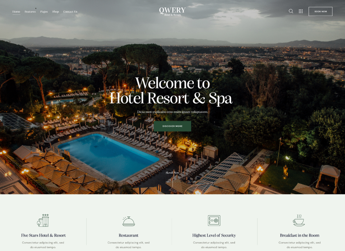 Qwery - Tema WordPress pentru afaceri cu scopuri multiple + RTL