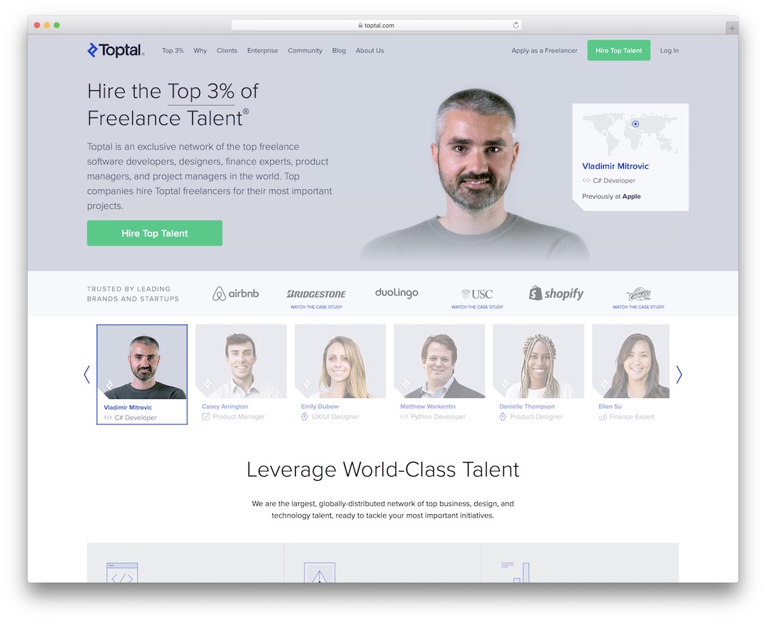strumento di produttività toptal gratuito