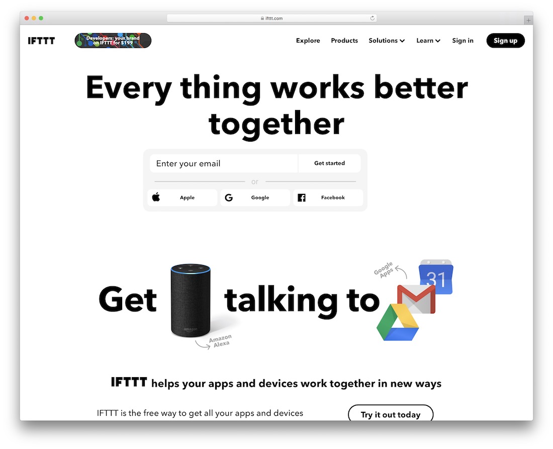 strumento di produttività gratuito ifttt