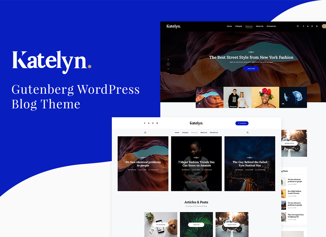 凱特琳 |古騰堡博客 WordPress 主題