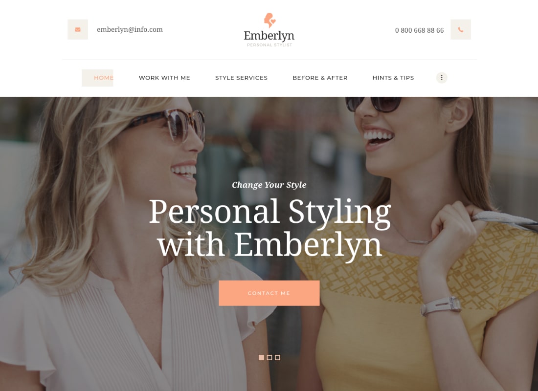Emberlyn | Kişisel Stilist WordPress Teması