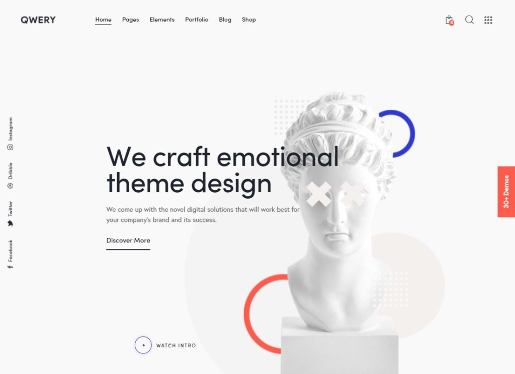 Qwery - 多用途商業 WordPress 主題 + RTL